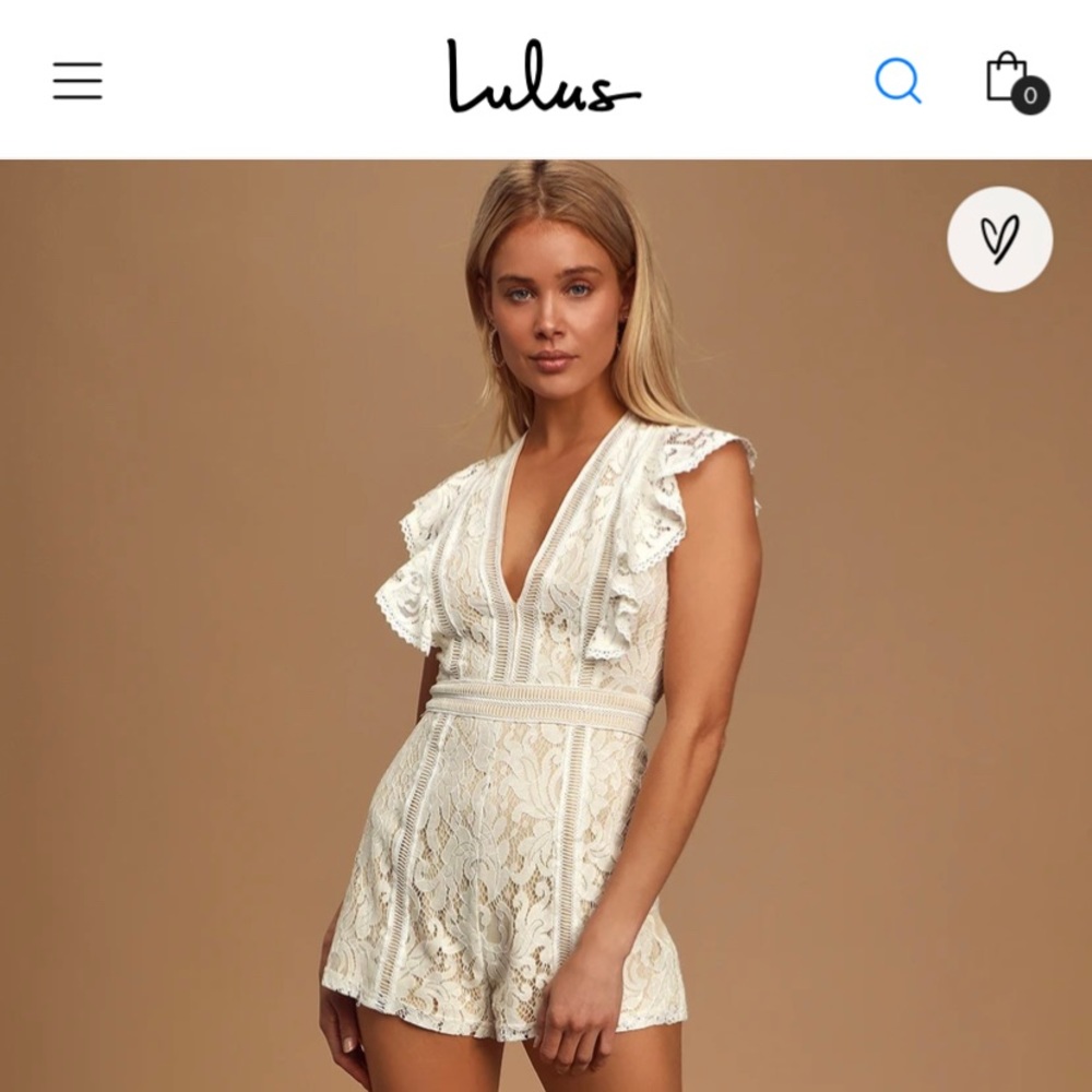 Lulus All the Attraction Romper